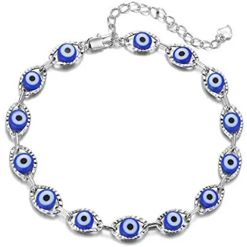 choice of all Evil Eye Bracelet Silver Eye Beads Bracelet Ojo Turco Kabbalah Evil Eye Bracelets for Women Men choice of all Evil Eye Bracelet Silver Eye Beads Bracelet Ojo Turco Kabbalah Evil Eye Bracelets for Women Men