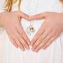 EUDORA Harmony Bola Women Pendant Necklace Musical Sounds Bell Pregnancy Long Chain 35''