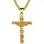 UM Jewelry Catholic Jesus Christ on INRI Cross Pendant Stainless Steel Crucifix Necklace 55cm Chain UM Jewelry Catholic Jesus Christ on INRI Cross Pendant Stainless Steel Crucifix Necklace 55cm Chain