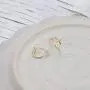 MYEARS Hoop Earrings Gold Half Open 14K Gold Filled Tiny Boho Beach Simple Delicate Handmade Hypoallergenic Jewelry Gift MYEARS Hoop Earrings Gold Half Open 14K Gold Filled Tiny Boho Beach Simple Delicate Handmade Hypoallergenic Jewelry Gift