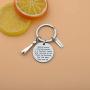 AKTAP Bowling Ball Coach Gifts Bowling Pin Pendant Keychain Behind Every Fearless Player is A Fearless Coach Bowling Ball Lover Jewelry Gift for Bowling Players 