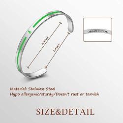Organ Donor Gift Organ Donation Awareness Kidney Donor Thank You Gift You make A Difference Bracelet Green Awareness Jewelry