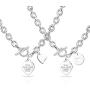 G-Ahora Mother and Daughter Necklace Set for 2 3 4 The Love Between Mother and Daughters is Forever Mothers Day Jewelry Gift for Mom from Daughter