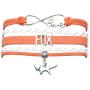 HHHbeauty Fox Bracelet Jewelry Leather Infinity Love Fox Gifts Fox Jewelry Bracelet Gifts for Women, Girls, Men, Boys, Fox Lover Popular Infinity Love Charm, Fox Lover Gifts