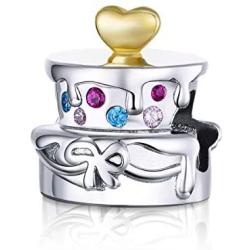 GDDX 925 Sterling Silver Butterfly Flower Suitcase Shield Tree Of Life Heart Bear Beads Charms Jewelry fits Bracelet and Necklace