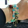 Twinfree 8 Pcs Bohemian Bracelets for Women Boho Multilayer Tassel Bracelet Set Statement Charm Bangle