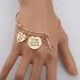 Zuo Bao Mother of The Bride or Groom Adjustable Bangle Wedding Gifts Mothers Gifts Bangle Bouquet