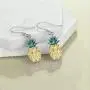 Origami Pineapple Earrings for Women Sterling Silver Pineapple Dangle Earrings Gifts for Girls