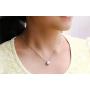 Vadugas AAA Zircons Pendant Silver Necklace and Studs Jewelry Sets - Antiallergic