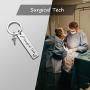 Surgical Keychain Surgical Tech Surgical Technologist Gift Jewelry for Surgical Nurse Doctor Medical(surgical tech KR)