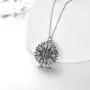 Sterling Silver Sunflower Locket Necklace You Are My Sunshine Engraved Pendant Necklaces Anniversary Jewelry for Her Sterling Silver Sunflower Locket Necklace You Are My Sunshine Engraved Pendant Necklaces Anniversary Jewelry for Her