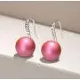 Esottia Drop Earrings Made with Crystal Pearls from Swarovski, Gifts for Women, Multi Color, Silver-Tone