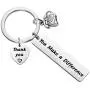 ENSIANTH Secretary Keychain You Make a Different Keychain Thank You Secretary Gift Legal Secretary Gift Medical Secretary Gift ENSIANTH Secretary Keychain You Make a Different Keychain Thank You Secretary Gift Legal Secretary Gift Medical Secretary Gift
