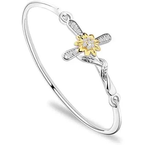 WUSUANED Sunflower Cross Bracelet You Are My Sunshine Jewelry Inspirational Gift for Women Girls WUSUANED Sunflower Cross Bracelet You Are My Sunshine Jewelry Inspirational Gift for Women Girls