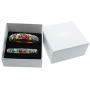 UJOY Cloisonne Bangles Gorgeous National Floral Panda Set Enameled Gold Plated Handcrafted Bracelets Jewelry Gifts 55C43