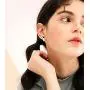 Cute Cartoon Asymmetrical Astronaut Stud Earrings Novelty Space Earrings Spaceman Star Earing Fashion Jewelry for Women Girls