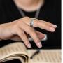 JAJAFOOK 990 Silver Stereoscopic FENG Shui PIXIU MANI Amulet Lucky Wealth Buddhist Jewelry Adjustable Ring