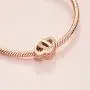 Pandora Jewelry Entwined Hearts Cubic Zirconia Charm in Pandora Rose