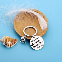 Zuo Bao Graduation Gift Junior High School Graduation Keychain University College Graduation Gift Wizards Wear Graduation Gowns Jewelry Class 2020 or 2021 Best Graduation GIF