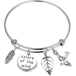 MAOFAED Colors of The Wind Pocohontas Gift Gift for Girl Birthday Gift for Daughter
