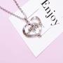 Sloth Necklace Heart Cute Animal Slider Sloths Stuffed Jewelry Engraved Keep me in your heart Gift for Animal Lovers Girls Women