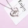 Sloth Necklace Heart Cute Animal Slider Sloths Stuffed Jewelry Engraved Keep me in your heart Gift for Animal Lovers Girls Women