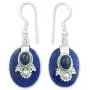 NOVICA Lapis Lazuli .925 Sterling Silver Dangle Earrings, Constellations NOVICA Lapis Lazuli .925 Sterling Silver Dangle Earrings, Constellations