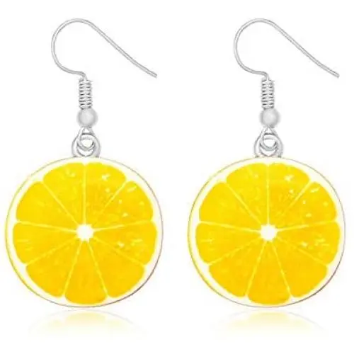 SEIRAA Lemon Drop Earrings Fruit Lover Gift Acrylic Earrings Summer Gift Lemon Jewelry Fashion Jewelry For Women Girls