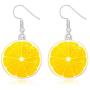 SEIRAA Lemon Drop Earrings Fruit Lover Gift Acrylic Earrings Summer Gift Lemon Jewelry Fashion Jewelry For Women Girls