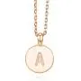 PAVOI 14K Rose Gold Plated Letter Necklace for Women | Gold Initial Necklace for Girls PAVOI 14K Rose Gold Plated Letter Necklace for Women | Gold Initial Necklace for Girls
