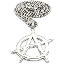 GWOOD Anarchy Pendant with 20 or 24 Inch Long Necklace