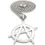 GWOOD Anarchy Pendant with 20 or 24 Inch Long Necklace GWOOD Anarchy Pendant with 20 or 24 Inch Long Necklace