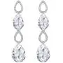 Scarlvambo Bride Dangle Earrings Hollow Teardrop Womens Austrian Crystal Pierced Scarlvambo Bride Dangle Earrings Hollow Teardrop Womens Austrian Crystal Pierced