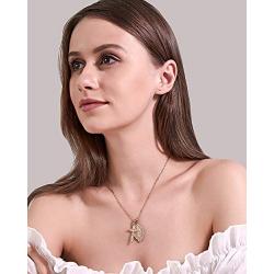 Virgin Mary Cross Pendant Necklace for Women Teen Girls 14K Gold Plated Catholic Christian Jesus Cross Chain Necklace Jewelry