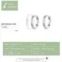 CZ Small Hoop Earrings For Women Teen Girls 925 Sterling Silver Cubic Zirconia Cuff Cartilage Pierced Ear Tiny Hinged Huggie Diamond Hoops Hypoallergenic Jewelry Wedding Birthday Gift 9mm