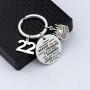 FUSTMW Birthday Keychain Gifts Happy 14th 15th 16th 17th 18th 19th 20th 21st 22nd 23rd 24th 25th 26th 27th Birthday Jewelry Gifts