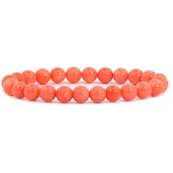 Justinstones Gem Semi Precious Gemstone 8mm Round Beads Stretch Bracelet 7 Inch Unisex