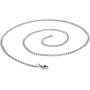 FIBO STEEL 3.5-6mm Stainless Steel Mens Womens Necklace Curb Link Chain, 16-30 inches