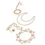 Chargances Boho Women Sun Crescent Moon Stars Dangle Drop Earrings Ladies Fashion Jewelry for Party(Gold) Chargances Boho Women Sun Crescent Moon Stars Dangle Drop Earrings Ladies Fashion Jewelry for Party(Gold)