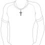 Biker Jewelry Royal Sword & Angel Wings Cross Pendant Necklace for Mens Teen Black Oxidized Silver Tone Stainless Steel