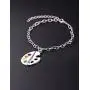My Shape Trendy Enamel Artist Paint Palette and Brush Link Chain Bracelet Gifts Jewelry for Women & Girls