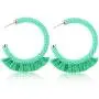 Sllaiss Summer Beaded Raffia Statement Earrings for Women Fashion Jewelry Handmade Bohemian Drop Dangle Earrings Big Circle Hoop Colorful Sllaiss Summer Beaded Raffia Statement Earrings for Women Fashion Jewelry Handmade Bohemian Drop Dangle Earrings Big Circle Hoop Colorful