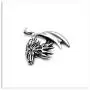 Xusamss Punk Titanium Steel Wing Dragon Pendant Necklace with 24inches Link Chain Xusamss Punk Titanium Steel Wing Dragon Pendant Necklace with 24inches Link Chain