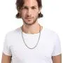 MOWOM 4.0mm Wide Silver Color Mens Chain Necklace for Women Boys Kids Water Resistant Stainless Steel Snake Men Necklace Chain Link Necklace Thin (14-40 Inches Long) MOWOM 4.0mm Wide Silver Color Mens Chain Necklace for Women Boys Kids Water Resistant Stainless Steel Snake Men Necklace Chain Link Necklace Thin (14-40 Inches Long)