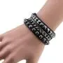 4 Pieces Punk Rock Faux Leather Rivet Spike Studded Bracelet Gothic Biker Strap Cuff Buckle Wristband Bracelet for Men Women Girls Boys Hip Hop Unisex Jewelry Gift 4 Pieces Punk Rock Faux Leather Rivet Spike Studded Bracelet Gothic Biker Strap Cuff Buckle Wristband Bracelet for Men Women Girls Boys Hip Hop Unisex Jewelry Gift