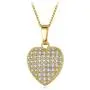 YHLISO Love Heart Necklace for Women Round CZ Diamond Cluster Crystal Cute Heart Pendant Choker Mother Jewelry YHLISO Love Heart Necklace for Women Round CZ Diamond Cluster Crystal Cute Heart Pendant Choker Mother Jewelry