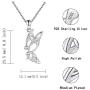 Semicolon Butterfly Necklace Survivor Encouragement - Story Isnt Over Yet Struggle Depression Inspired Necklace 925 Silver Pendant Jewelry Gift for Women