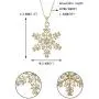 EVER FAITH Austrain Crystal Daily Winter Snowflake Flower Necklace Chain for Girls Women Clear EVER FAITH Austrain Crystal Daily Winter Snowflake Flower Necklace Chain for Girls Women Clear