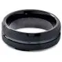 Charming Jewelers Tungsten Wedding Band Ring 8mm Men Women Comfort Fit Grey Black 18K Yellow Gold Plated Bevel Edge Brushed Polished Charming Jewelers Tungsten Wedding Band Ring 8mm Men Women Comfort Fit Grey Black 18K Yellow Gold Plated Bevel Edge Brushed Polished