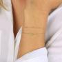 Memorjew Initial Bracelets for Women, 14K Gold Plated Layered Initial Bracelets for Women Girls Jewelry Gifts